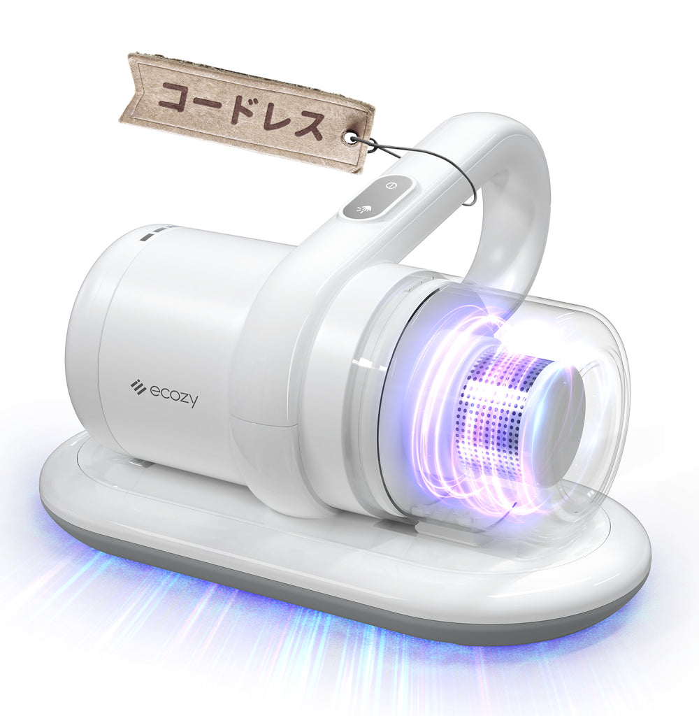 布団クリーナー 布団掃除機 コードレス 1.2kg超軽量 UV除菌